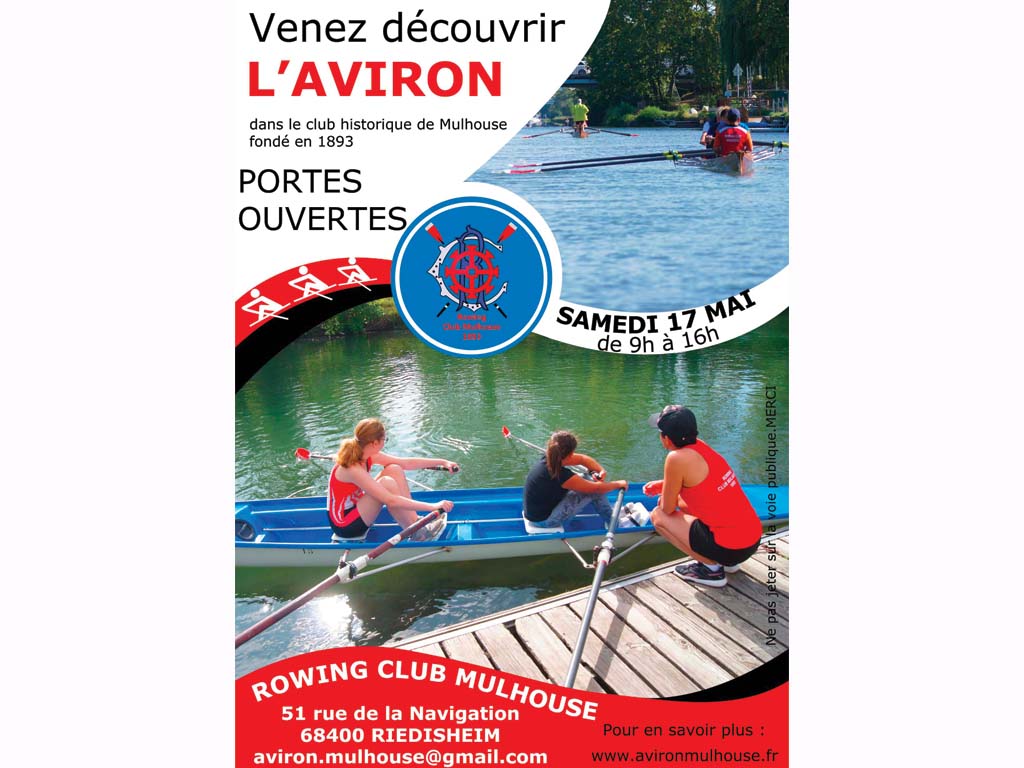 Portes ouvertes - le Rowing Club Mulhouse - aviron Mulhouse 